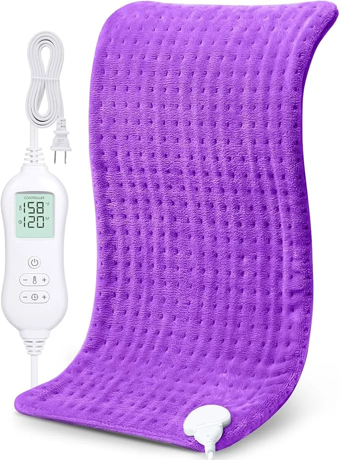 Quality NOWWISH Heating Pad for Back Pain Relief Period Cramps 12x24 Inches Electric Soft