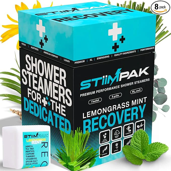 Proven Shower Steamers for Sinus Relief Recovery XXL 80g Cold Flu Post-Workout Convenient