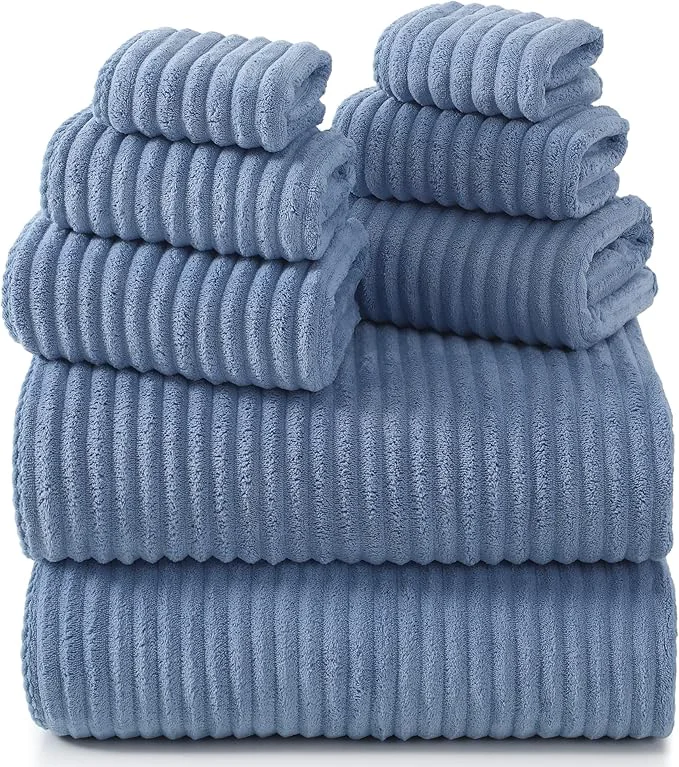 Official REDKISS Blue Bath Towels Set 8 Piece Optimized