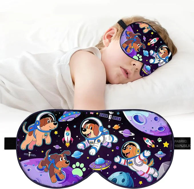 Eco-Friendly Kids Silk Sleep Mask Mulberry Silk Eye Mask Top-Quality