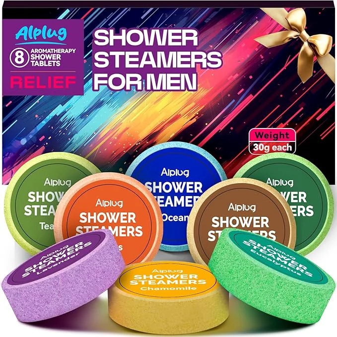 High-Quality Shower Steamers for Men 8 Pack Convenient