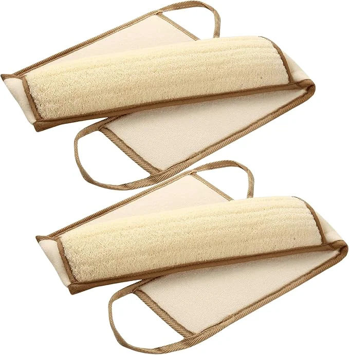 Fast Exfoliating Natural Loofah Sponge Back Scrubber Environmentally Friendly