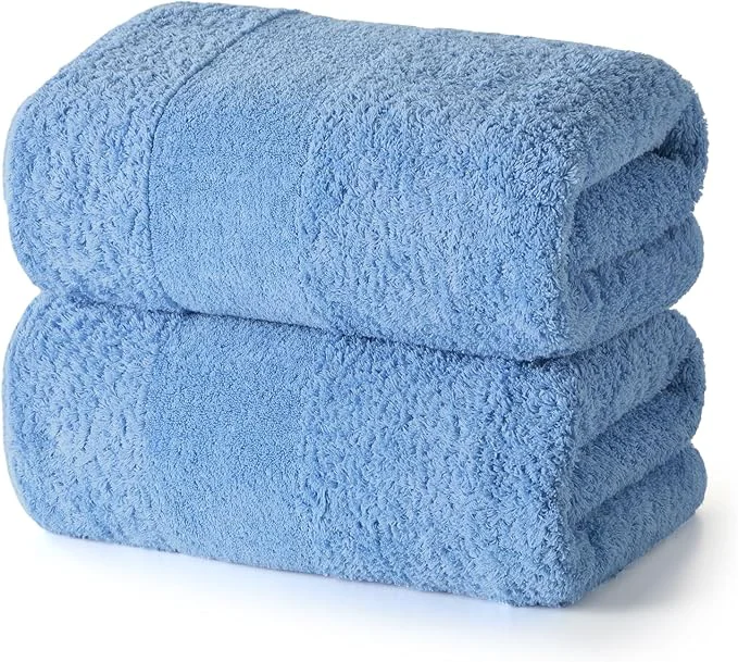Optimized REDKISS Towels 2 Pack Luxury Extra Large Bath Towels Set 30 x 58 Inches – Sustainable
