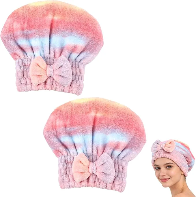 Verified 2PCS Super Absorbent Hair Towel Wrap Relaxed
