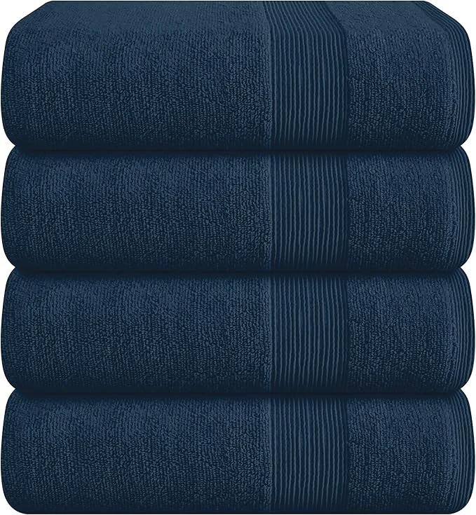 Outstanding Belizzi Home 4 Pack Bath Towel Set 27x54 Ring Spun Cotton Ultra Soft Sustainable