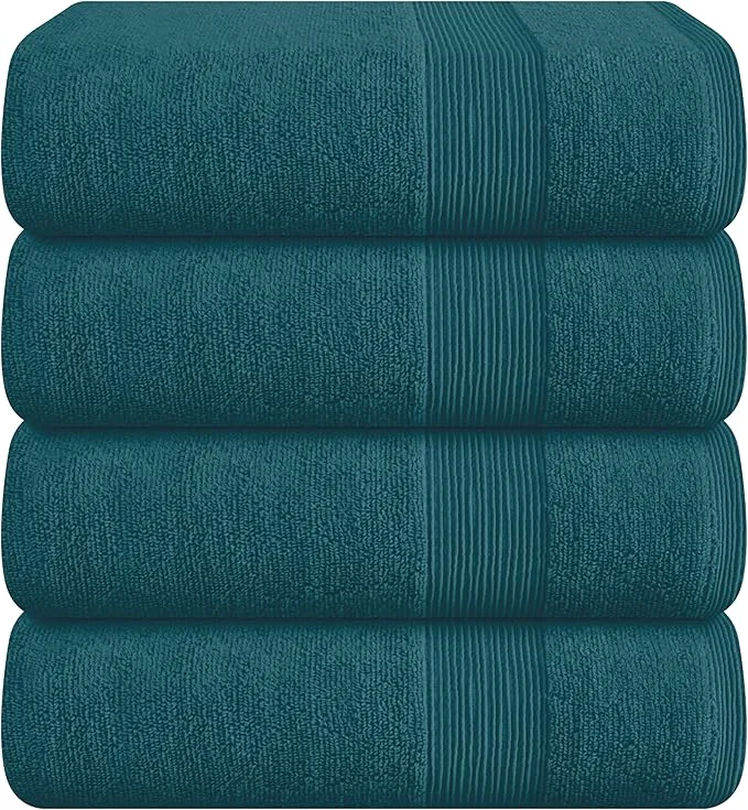 Flexible Belizzi Home 4 Pack Bath Towel Set 27x54 Ring Spun Cotton Ultra Soft Specialty