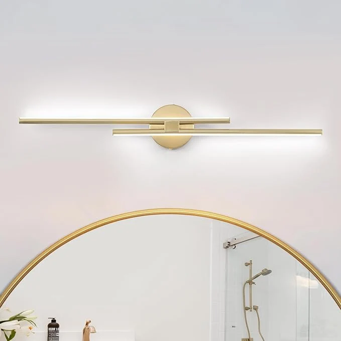 Optimized EDISLIVE Dimmable Modern LED Vanity Light Fixtures Bathroom Vanity Wall Lighting Reusable