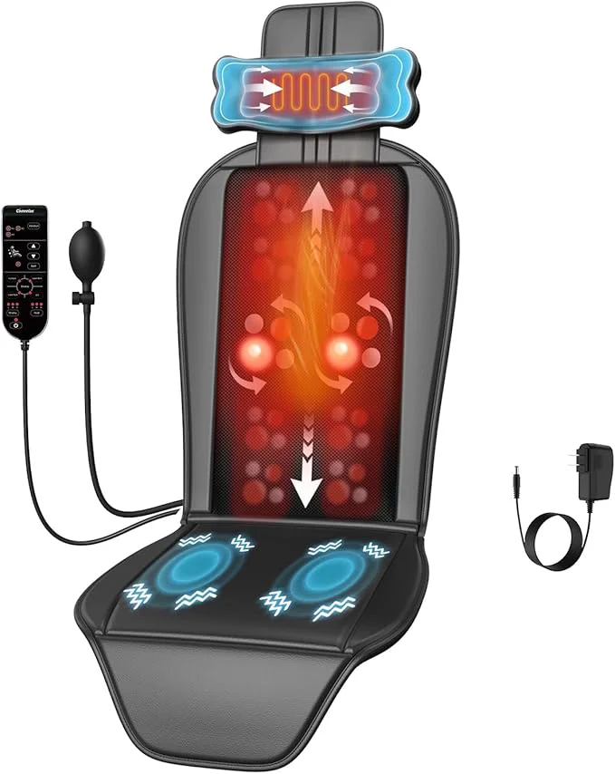 Next-Generation Shiatsu Back Massager with Heat Massage Chair Pad First-Class