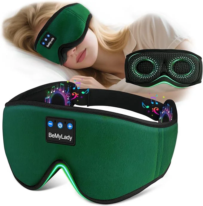 Exceptional Sleep mask Headphones Blackout 3D Zero Eye Pressure Bluetooth Sleep mask High-Grade