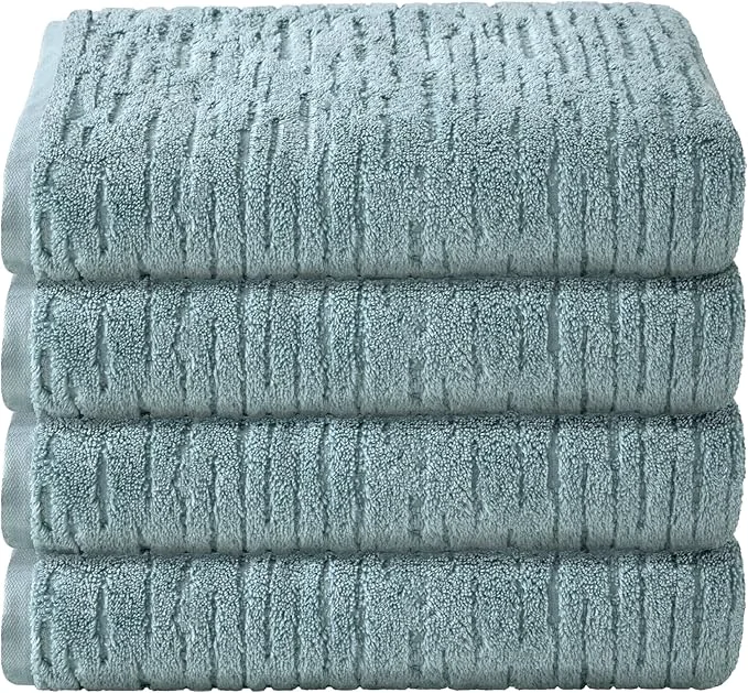 Next-Generation SKL Home CloudSoft Cotton Luxury 4 Pc Bath Towel Set Exceptional