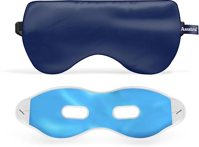 Elegant ASUTRA Silk Eye Pillow for Sleep Weighted Eye Mask Meditation Light Exclusive