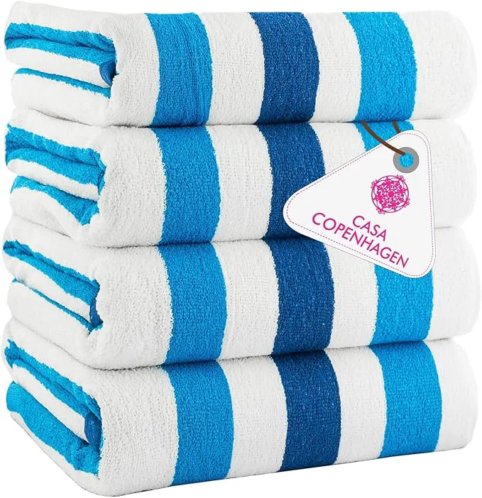 Minimalist CASA COPENHAGEN Monaco Beach Towels Designed in Denmark Rough and Tough Functional