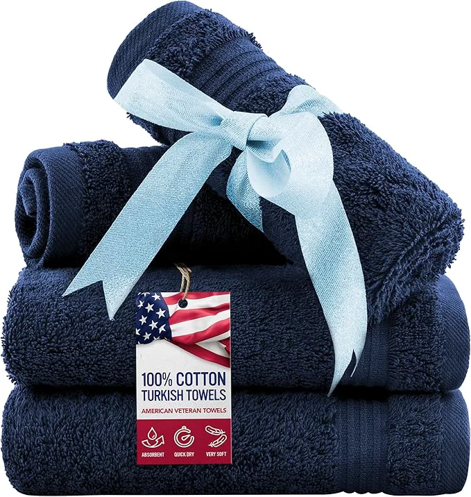 Versatile American Veteran Towel Cotton Turkish Washcloths Dependable
