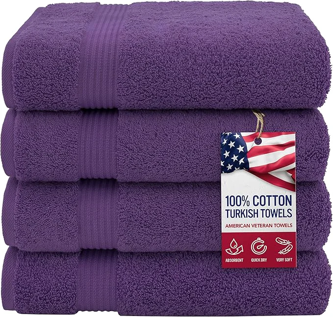 Excellent American Veteran Towel Cotton Turkish Bath Towels Sustainable