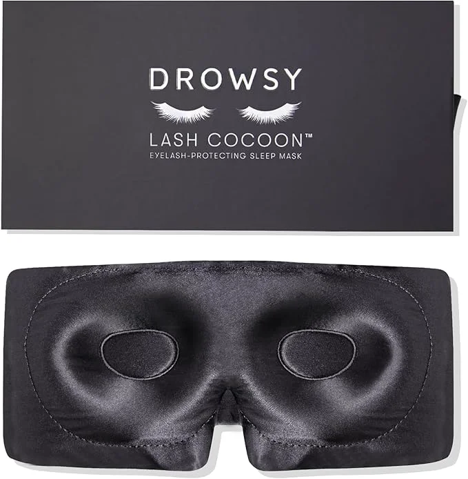 High-End DROWSY Eyelash Protecting Silk Sleep Mask Fashionable