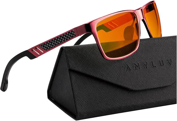 Genuine ANYLUV Blue Light Blocking Glasses Men Computer Gaming Glasses Lightweight Consistent