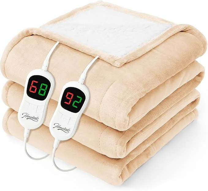 High-Quality Homemate Heated Electric Blanket Queen Size Casual