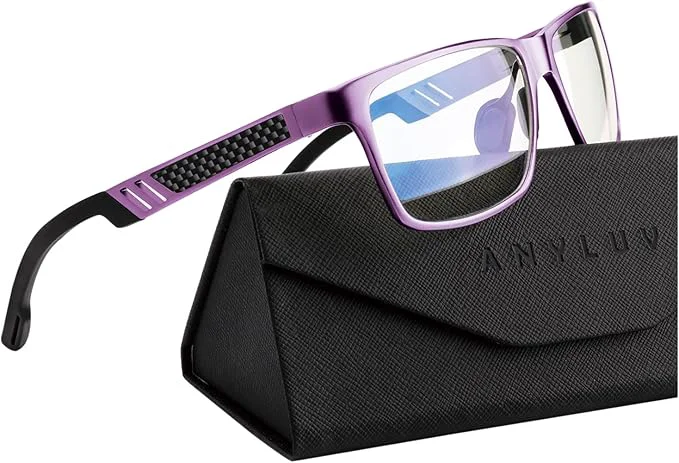 World-Class ANYLUV Blue Light Blocking Glasses Men Computer Gaming Glasses Lightweight Smart