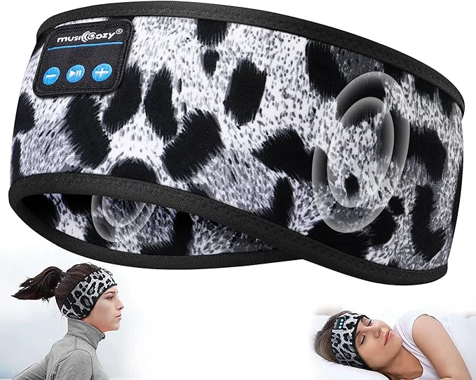 Efficient MUSICOZY Sleep Headphones Bluetooth 5.4 Headband Wireless Music Sleeping Eye Quality