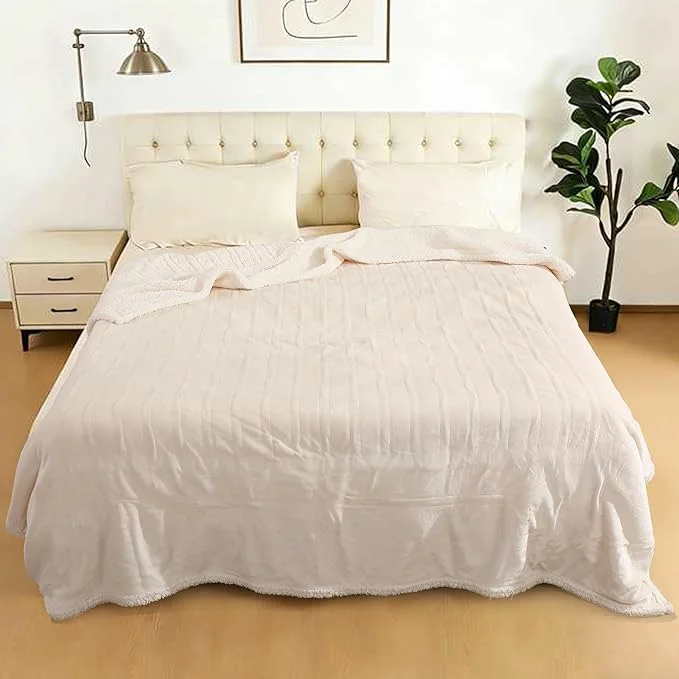 Next-Generation Electric Heated Blanket Full Size 72 x 84 Organic