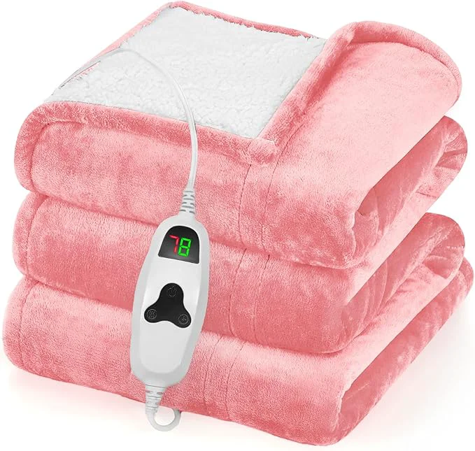 Certified greenoak Heated Blanket Electric Throw 50 X60 Heating Blanket Sustainable