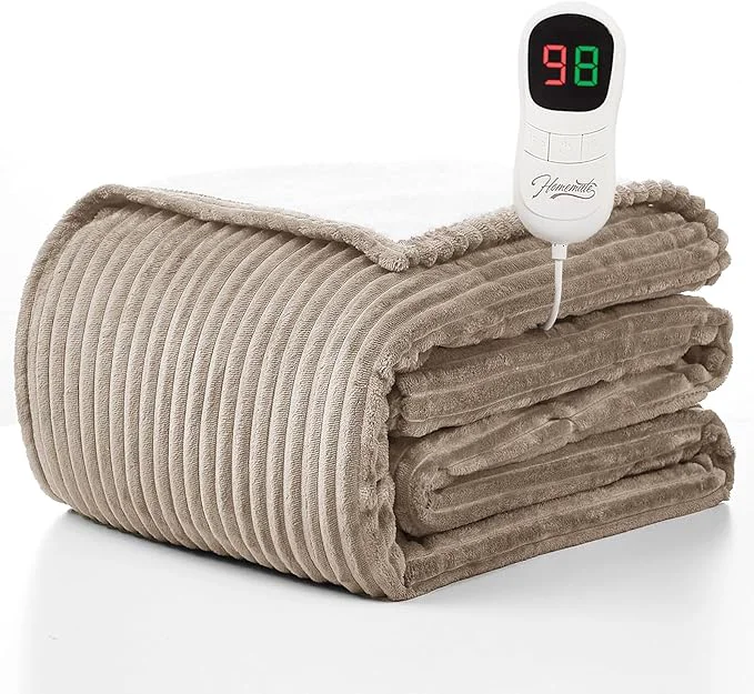 Quality Homemate Electric Heated Blanket Twin Size Solid
