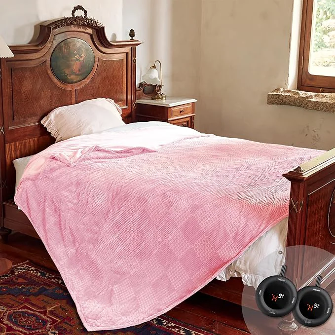 Eco-Friendly Texciting Electric Blanket Queen Size 84''X90'' Modern
