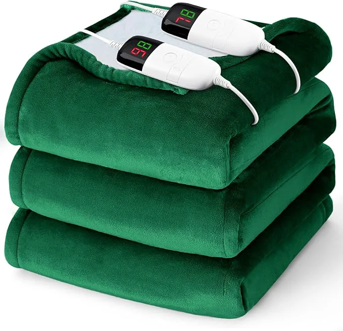 Secure Heated Electric Blanket King Size Soft