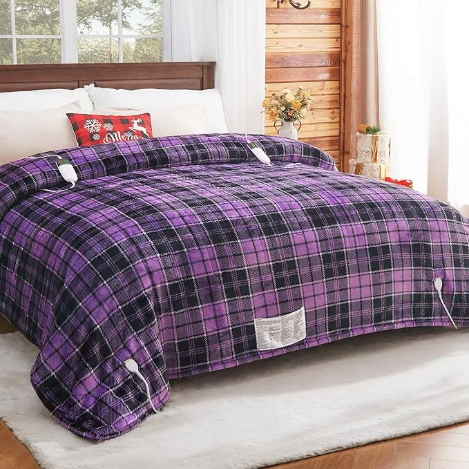 Healthy Heated Electric Blanket King Size 90X100 Heating Blanket King Trendy