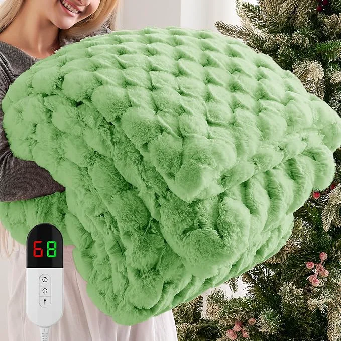 Original Design Homemate Electric Heated Throw Blanket Fine