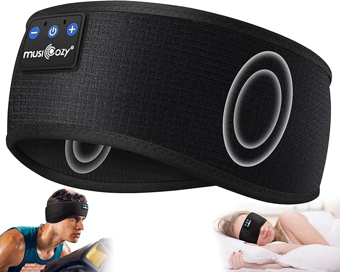 Classic MUSICOZY Audífonos para Dormir con Bluetooth 5.4 tipo Banda para la Cabeza Convenient