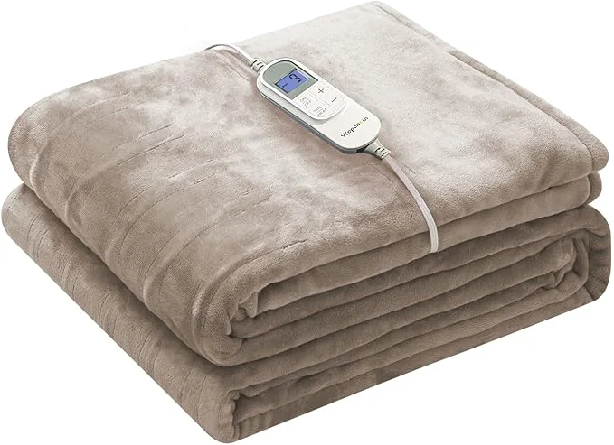 World-Class Wapaneus Foot Pocket Heated Blanket Electric Throw Eco-Friendly