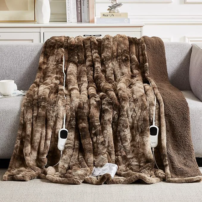 Professional Homemate Electric Heated Blanket Queen Size High-Performance