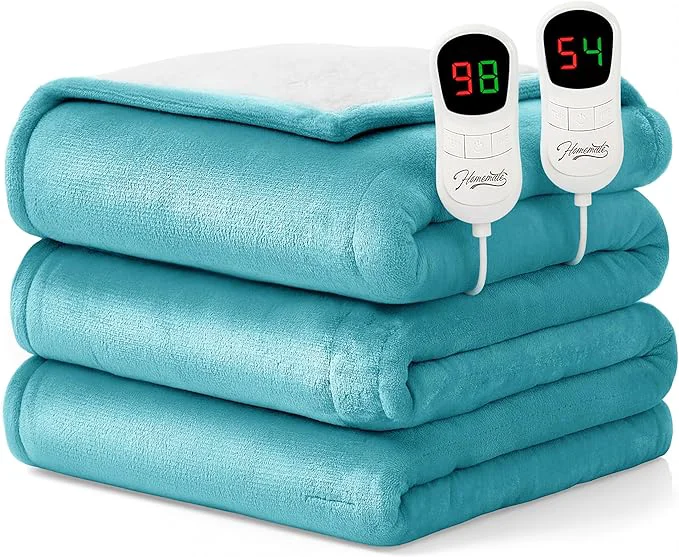 Clean Homemate Electric Heated Blanket Queen Size Top-Quality