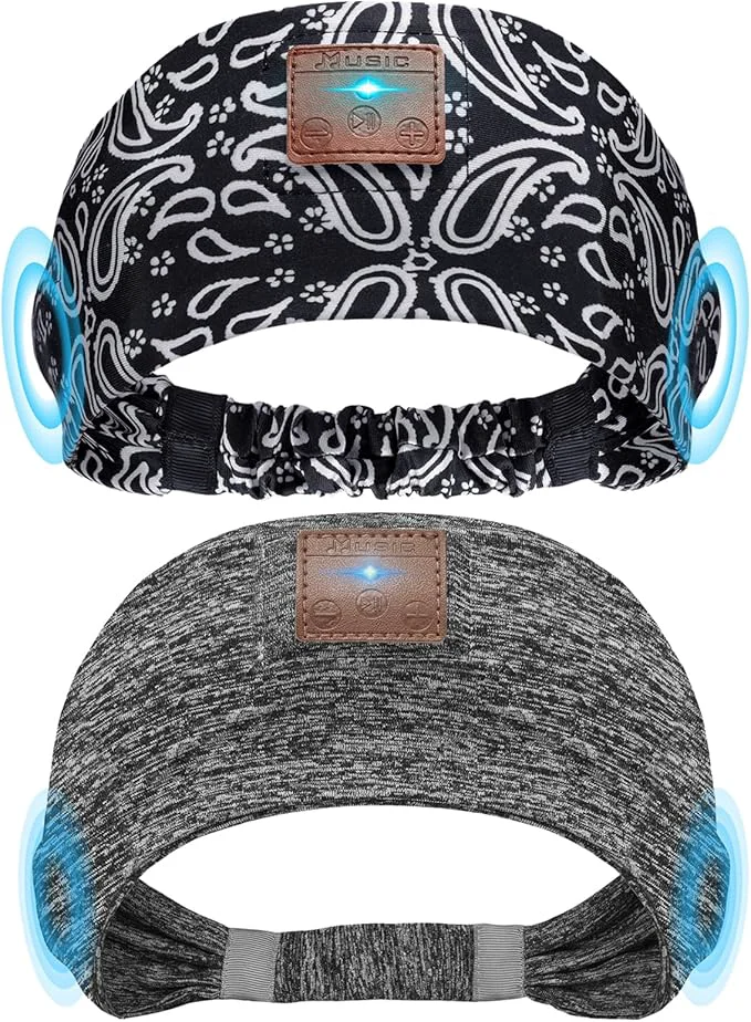 Unique 2-Pack Sleeping Headphones Headband Headphones Specialty