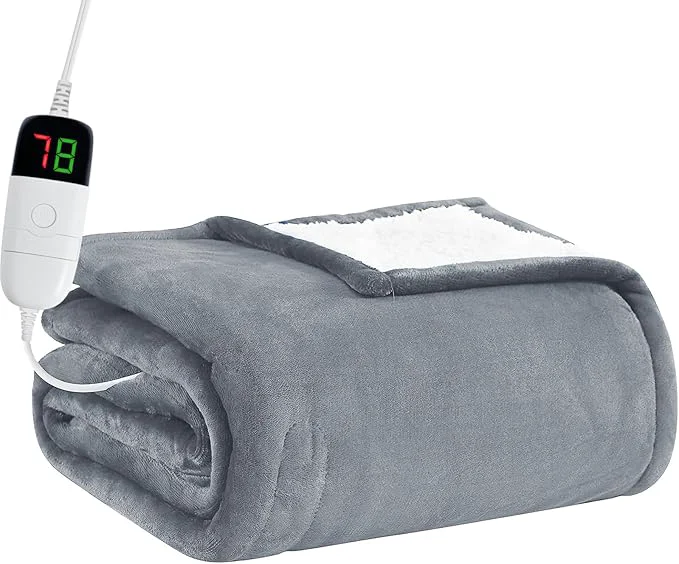 Original BOMOVA Heated Electric Blanket Twin Casual