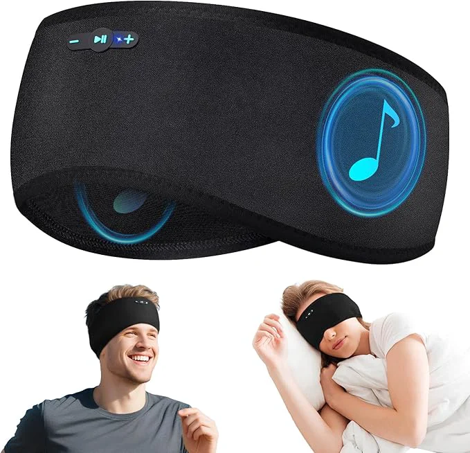 Superior Sleep Headphones Bluetooth 6.0 Headband 20Hr Headband Headphones Top-Quality
