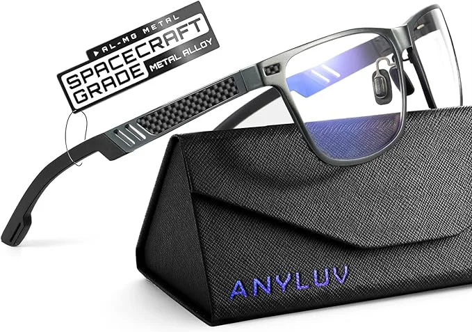 Exceptional ANYLUV Blue Light Blocking Glasses Men Computer Gaming Glasses Lightweight Verified