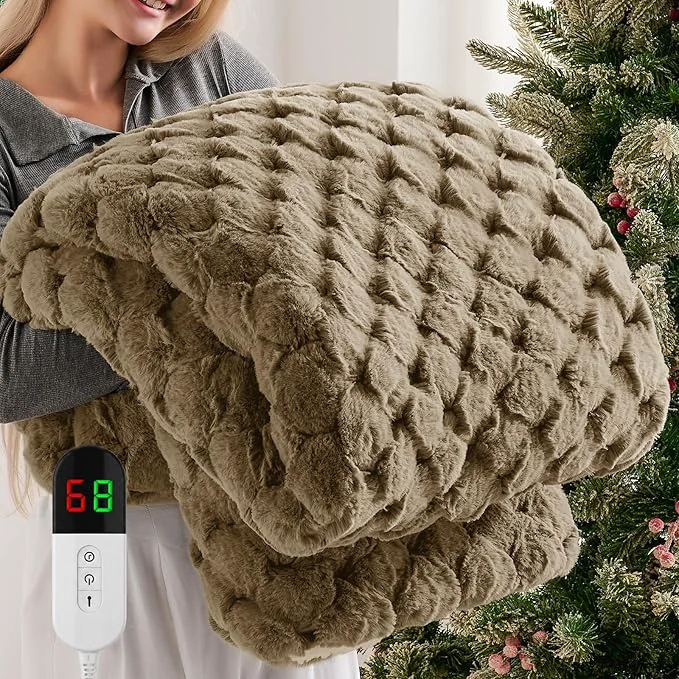 Original Design Homemate Electric Heated Throw Blanket Refined