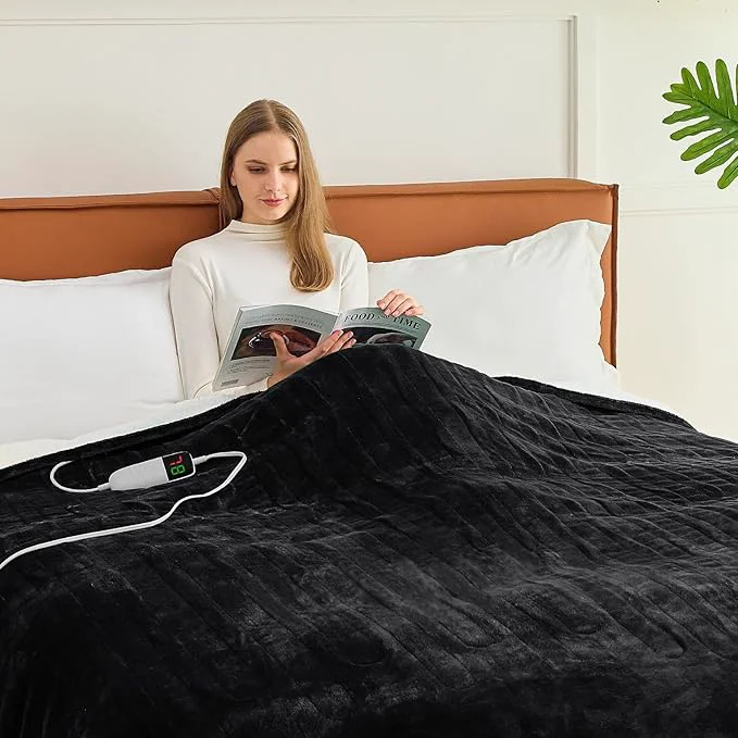 Relaxed BOMOVA Heated Electric Blanket Full Size Minimalist