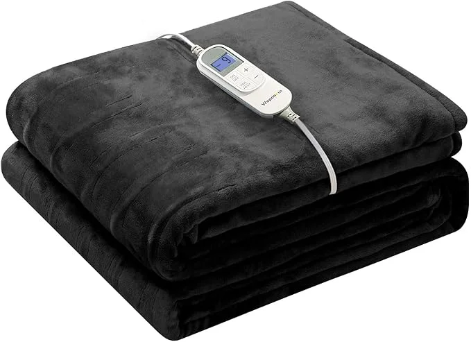 Genuine Wapaneus Foot Pocket Heated Blanket Electric Throw High-End