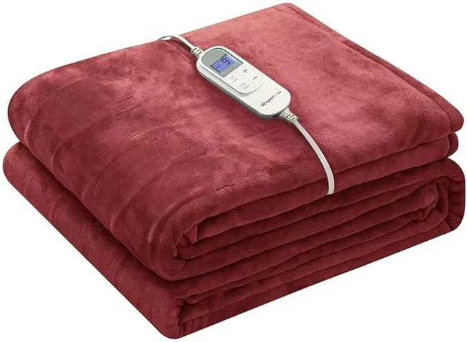 Healthy Wapaneus Heated Blanket Electric Full Size 72 x84 Reliable