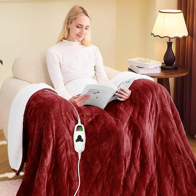 Safe greenoak Heated Blanket Electric Full 72 X84 Heating Blanket Next-Generation