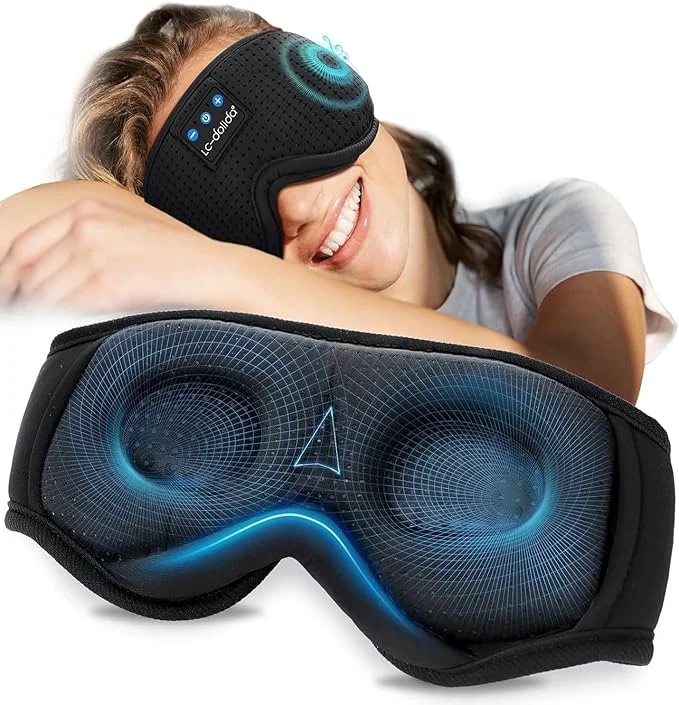 Responsible LC-dolida Sleep Mask Bluetooth Headphones Weighted Sleeping Mask 3D Eye Mask Selected