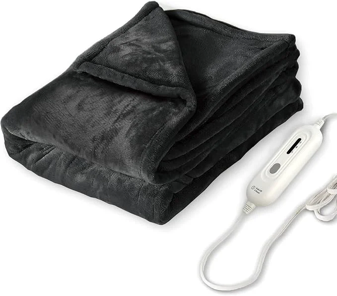 High-Quality Tefici Electric Heated Blanket Throw Super Cozy Soft 2-Layer Flannel 50 x 60 Exclusive