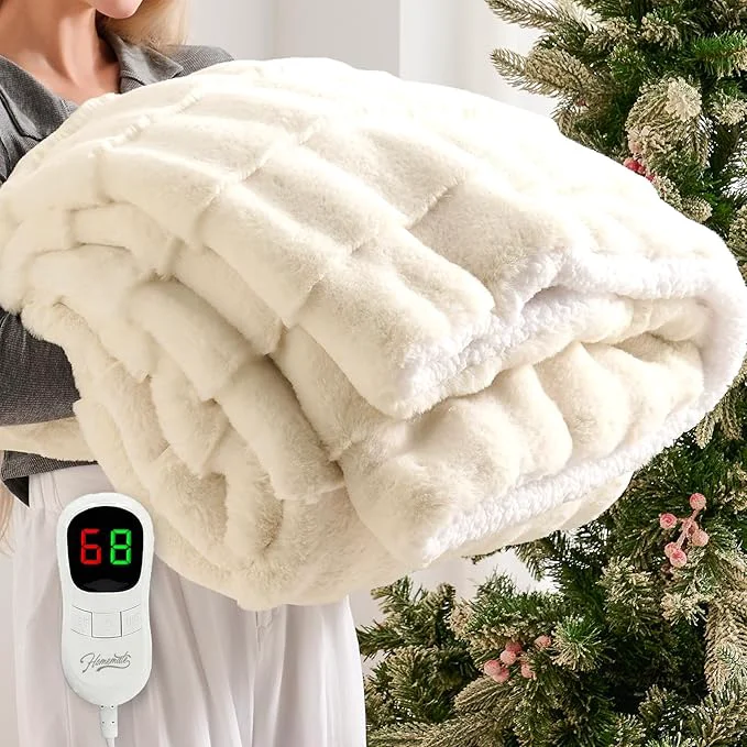 Versatile Homemate Electric Heated Throw Blanket Professional