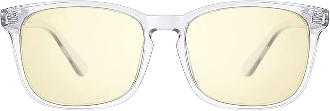 Solid TIJN Gaming Glasses Blue Light Blocking Glasses Natural