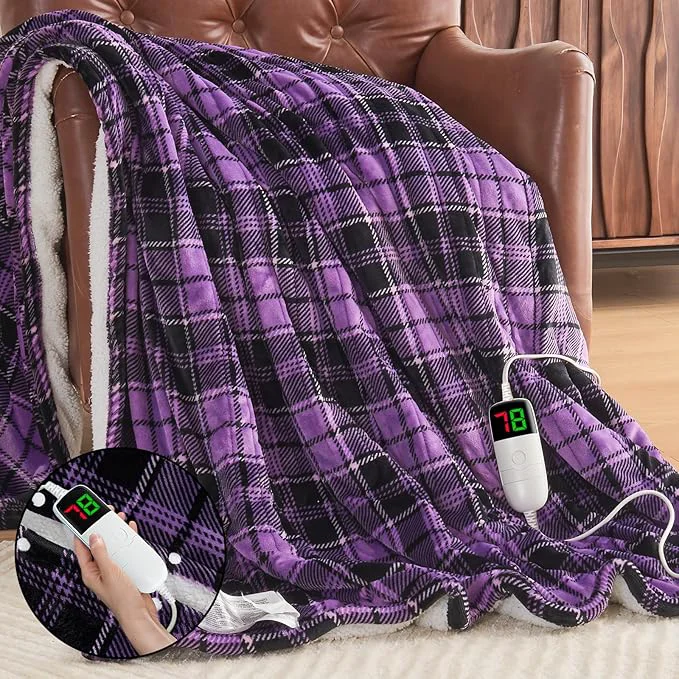 Carefully Designed OCTROT Heated Blanket Electric Twin Size 62X84 Heating Blanket Exclusive