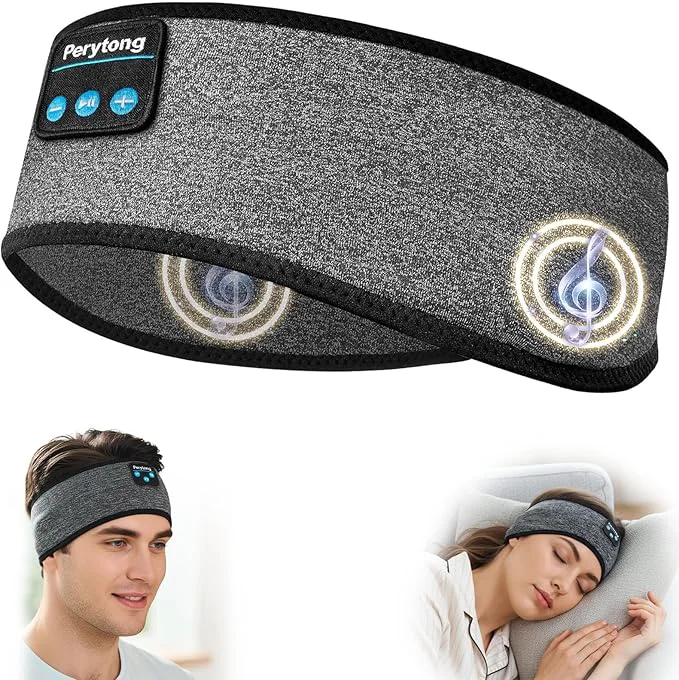 Contemporary Perytong Sleep Headphones Wireless Air Travel Durable