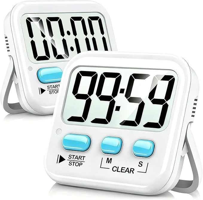 Quality Antonki 2 Pack Digital Timer for Kids Magnetic Countdown Kitchen Timers for Responsible